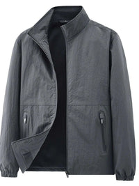 Men's Plus Size Zip Up Long Sleeve Jacket 100400232521161 77 Affordable Fashion Under $100 Jerry's Apparel 