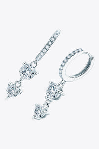 Baeful Be The One Moissanite Drop Earrings