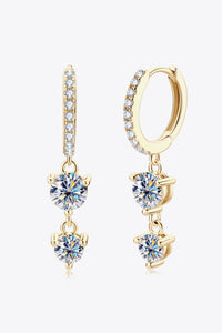 Baeful Be The One Moissanite Drop Earrings