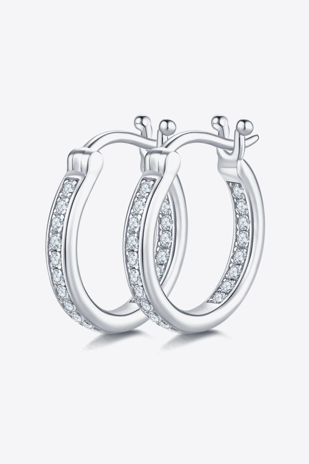 Baeful Moissanite 925 Sterling Silver Earrings