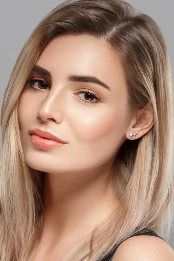 Moissanite Stud Earrings
