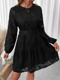 Button-Front Balloon Sleeve Mini Dress 100100715945884 64 Affordable Fashion Under $100 Jerry's Apparel 