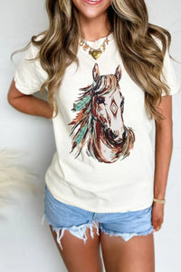 Western Aztec Horse Graphic Tee