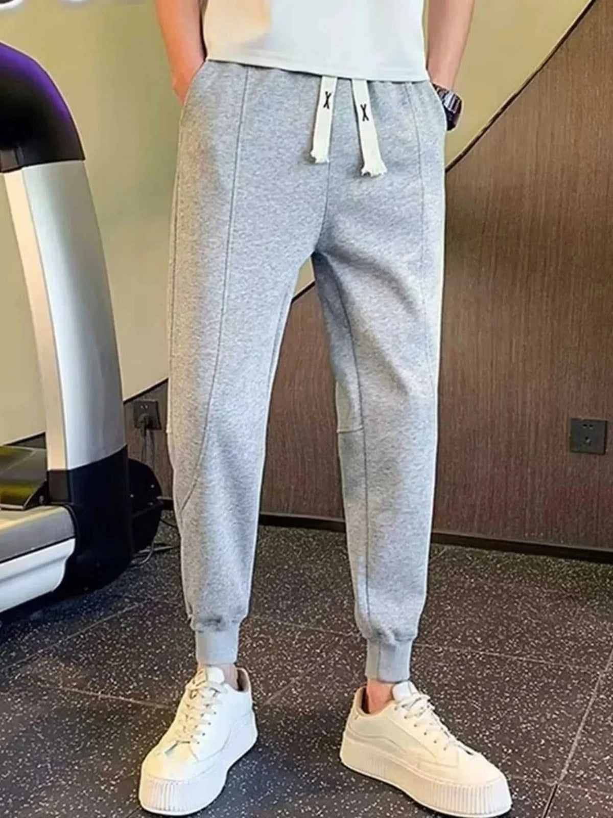 Men's Plus Size Drawstring Pocketed Joggers 100400535274230 33 Affordable Fashion Under $100 Jerry's Apparel 