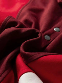Color Block Patchwork Snap Button Oversize Hoodie 100100428996241 63 Affordable Fashion Under $100 Jerry's Apparel 