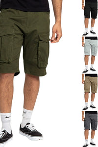 Men's Full Size Cargo Bermuda Shorts Plus Size