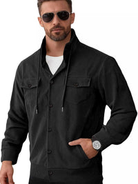 Men's Full Size Casual Corduroy Button-Down Jacket Plus Size 100400685932569 79 Affordable Fashion Under $100 Jerry's Apparel 
