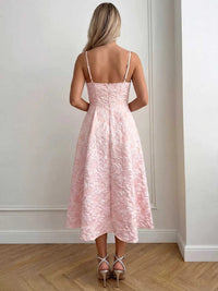 Textured A-Line Midi Dress 100100123271859 39 Women's Midi Dress Affordable Boutique Dresses Under $50 Jerry's Apparel 