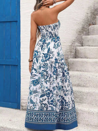 Floral Print Strapless Maxi Dress 100100867114481 42 Affordable Fashion Under $100 Jerry's Apparel 