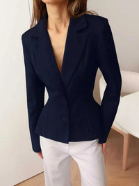Lapel Collar Button Up Blazer 100100268888300 56 Affordable Fashion Under $100 Jerry's Apparel 