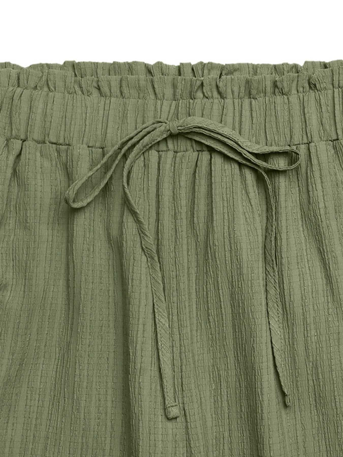 Wide Leg Drawstring Waist Pants 100100649935960 32 Affordable Fashion Under $100 Jerry's Apparel 