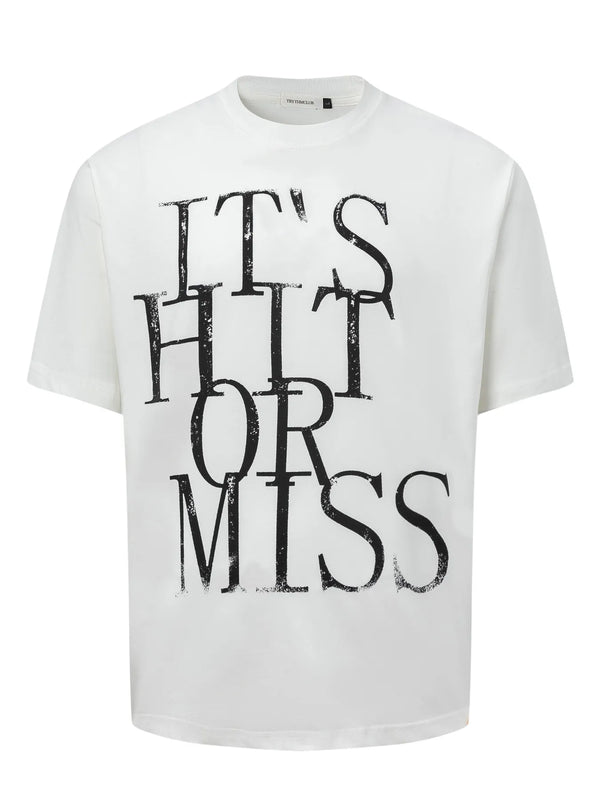 Men's Letter Graphic Short Sleeve Oversized T-Shirt