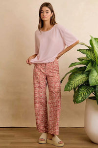 BiBi Solid Jersey Relaxed Fit Short Sleeves Pocket Top 100100500271339 29 Affordable Fashion Under $100 Jerry's Apparel 