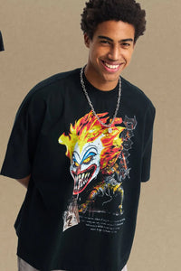 Men's Graphic Round Neck Half Sleeve T-Shirt