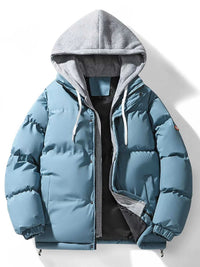 Men's Plus Size Hooded Padded Puffer Jacket 100400652536321 74 Affordable Fashion Under $100 Jerry's Apparel 