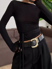 Mock Neck Long Sleeve T-Shirt 101001620854252 35 Affordable Fashion Under $100 Jerry's Apparel 