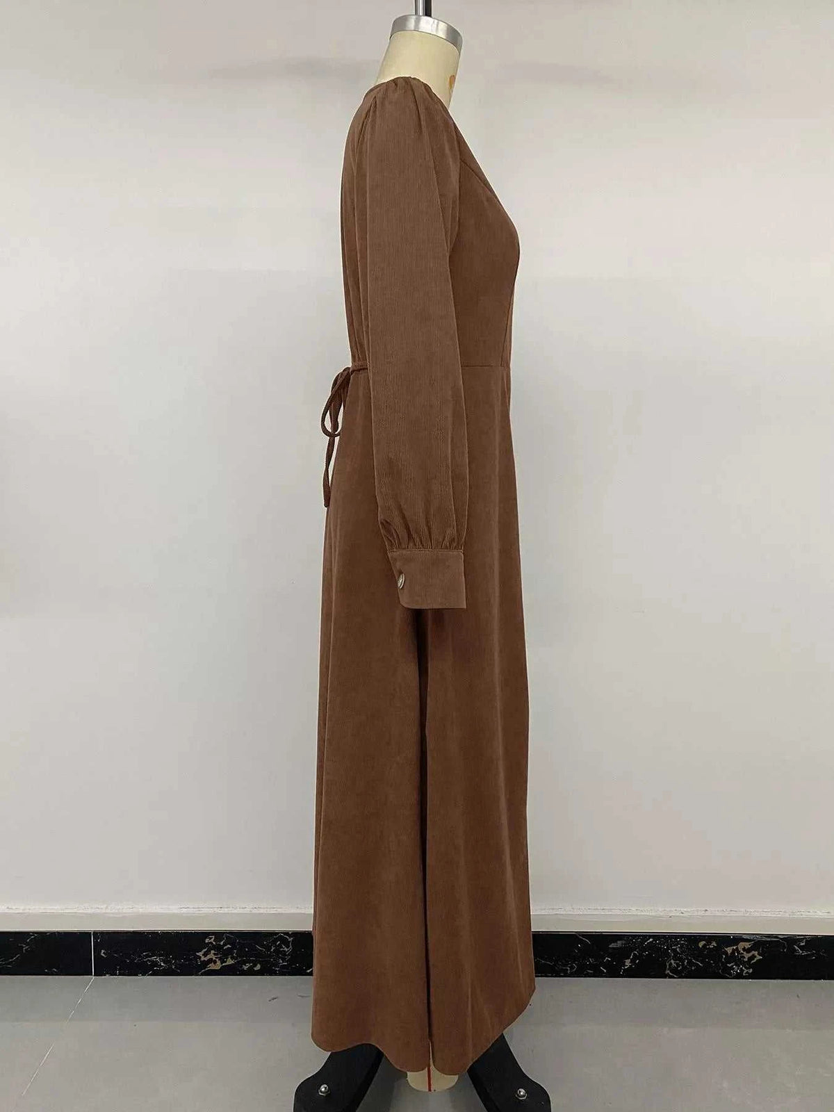 Corduroy Button-Down Maxi Dress 101001882053636 62 Affordable Fashion Under $100 Jerry's Apparel 