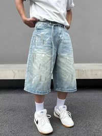 Men's Plus Size Wide-Leg Denim Shorts 100400092874451 44 Affordable Fashion Under $100 Jerry's Apparel 