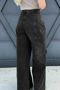 High Rise Wide Leg Jeans with Pockets 100100683781830 65 Affordable Fashion Under $100 Jerry's Apparel 