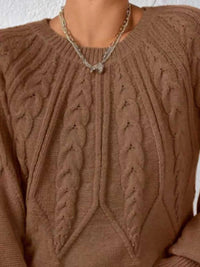 Cable Knit Long Sleeve Sweater 100100200217752 36 Affordable Fashion Under $100 Jerry's Apparel 