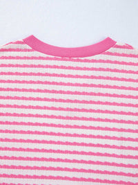 Striped V-Neck Casual T-Shirt 100100056101494 27 Affordable Fashion Under $100 Jerry's Apparel 