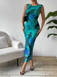 Honey Slit Round Neck Midi Tank Dress 100100998771132 32 Affordable Fashion Under $100 Jerry's Apparel 