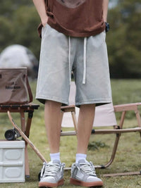 Men's Plus Size Loose Fit Denim Shorts with Drawstring 100400778122247 31 Affordable Fashion Under $100 Jerry's Apparel 