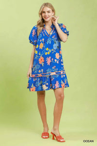 Umgee Floral Ruffle Hem Mini Dress 100100012841788 64 Affordable Fashion Under $100 Jerry's Apparel 
