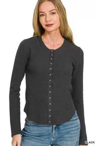 Zenana Double Knit Snap Button Shirts 100100874251621 28 Affordable Fashion Under $100 Jerry's Apparel 