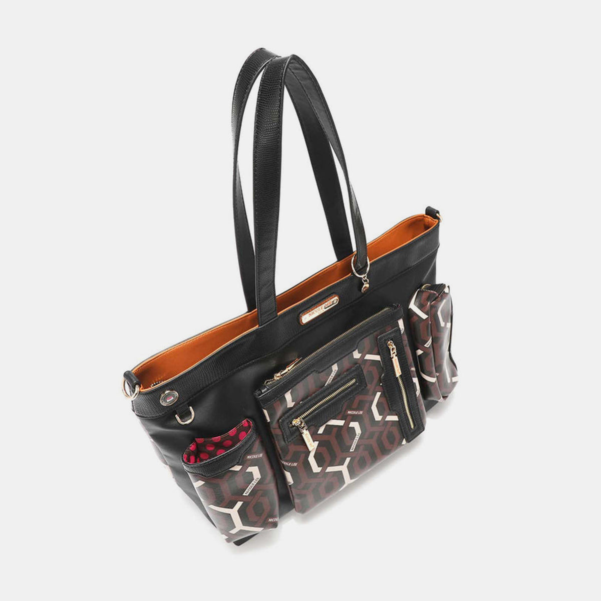 Geometric Pattern Large Handbag