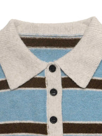 Striped Polo Collar Sweater 100100795659105 41 Affordable Fashion Under $100 Jerry's Apparel 
