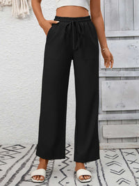 Casual Drawstring Wide Leg Pants 100100328755700 39 Affordable Fashion Under $100 Jerry's Apparel 