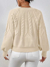 Cable Knit Long Sleeve Sweater 100100200217752 36 Affordable Fashion Under $100 Jerry's Apparel 