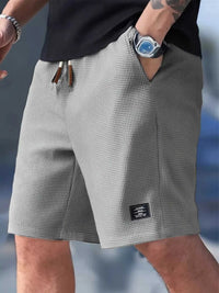 Men's Full Size Waffle Knit Drawstring Casual Shorts Plus Size 104001878801577 26 Affordable Fashion Under $100 Jerry's Apparel 