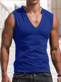 Men's Plus Size V-Neck Tank
