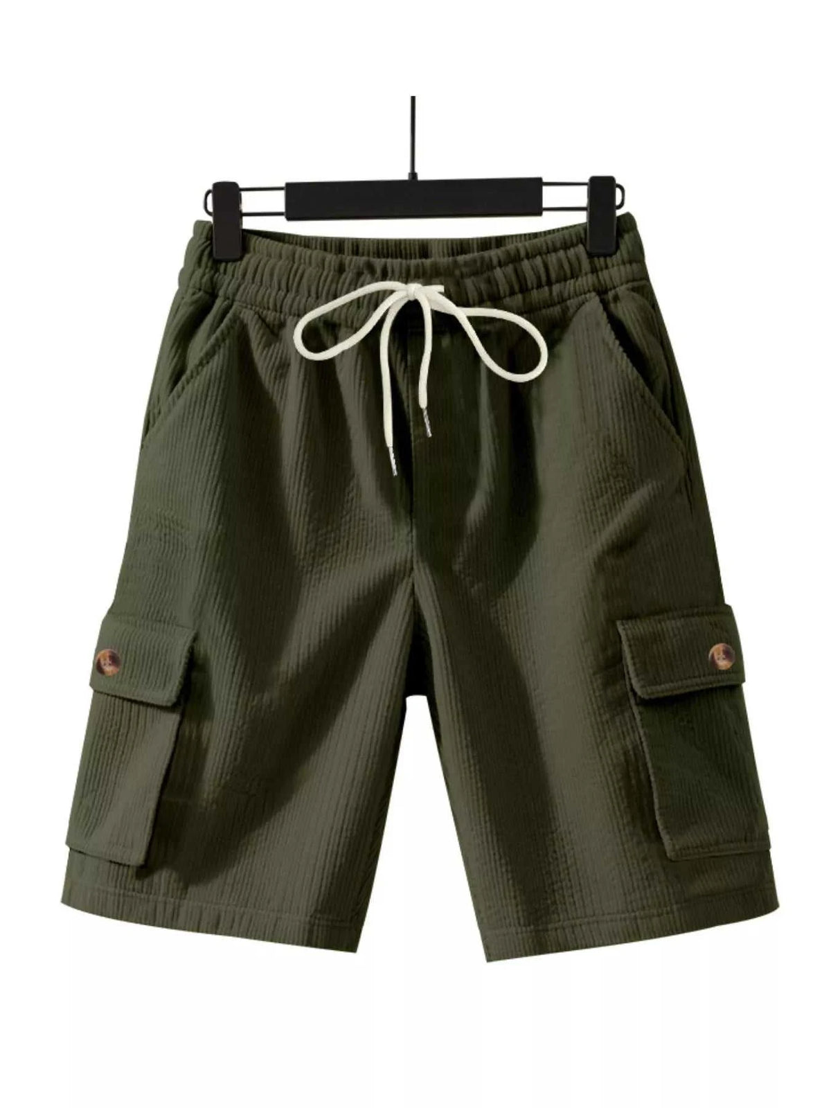 Men's Full Size Casual Textured Drawstring Cargo Shorts Plus Size 100400310318870 39 Affordable Fashion Under $100 Jerry's Apparel 