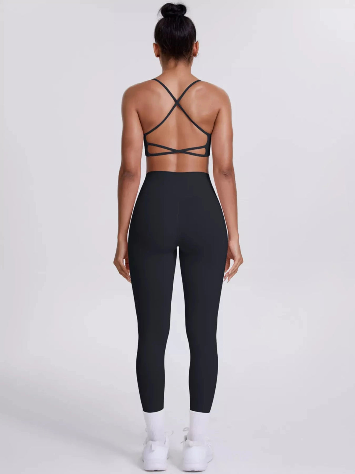 Criss-Cross Back Cami and Leggings Active Set 101006319091881 80 Affordable Fashion Under $100 Jerry's Apparel 