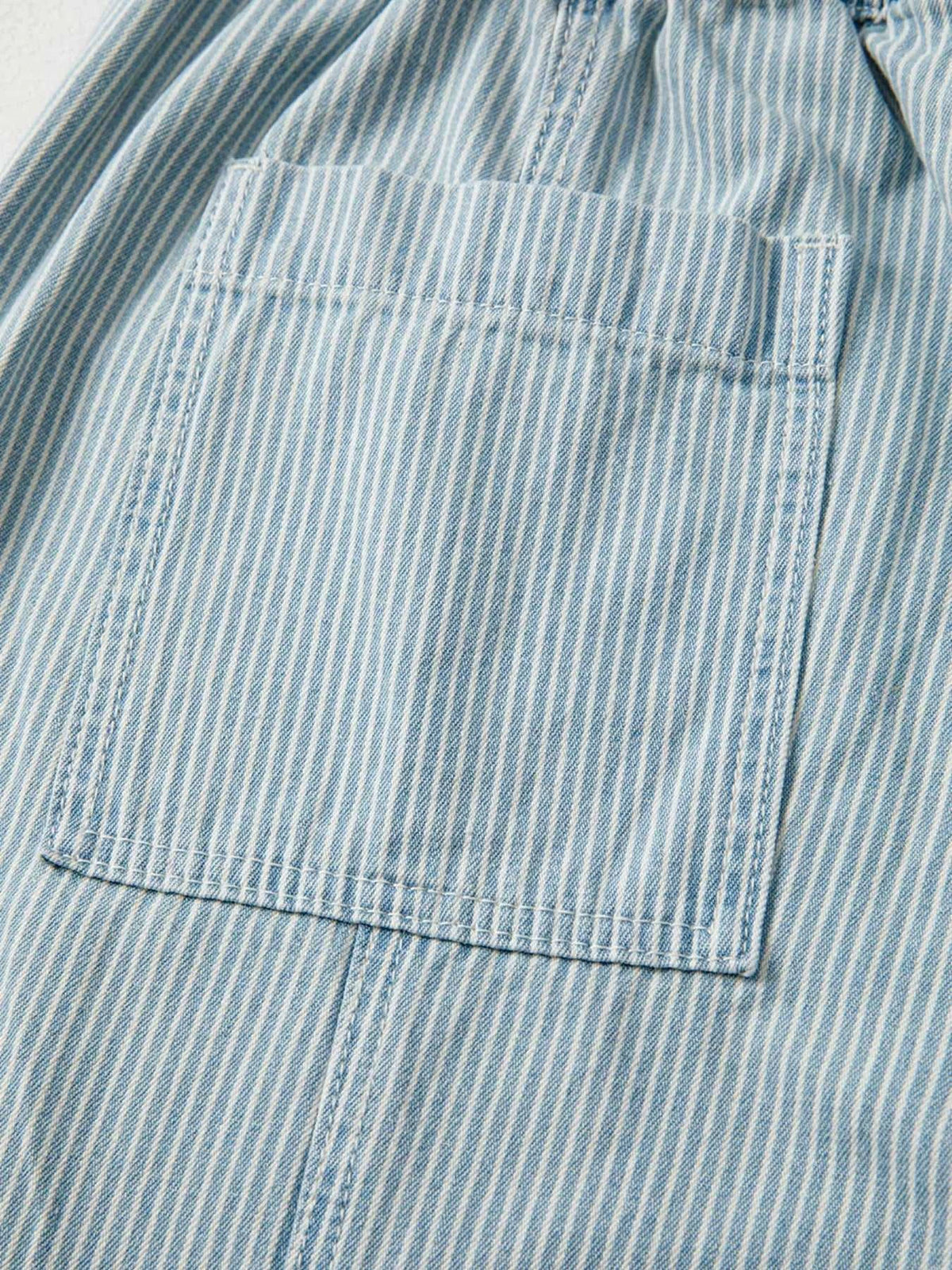 Stripe Mid Rise Drawstring Waist Jeans 100100698319800 58 Affordable Fashion Under $100 Jerry's Apparel 