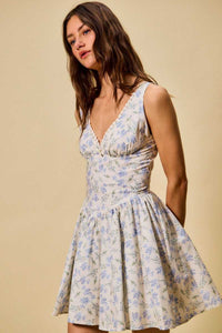 SO ME Froal Print Fit and Flare Dress 100100579301965 60 Affordable Fashion Under $100 Jerry's Apparel 