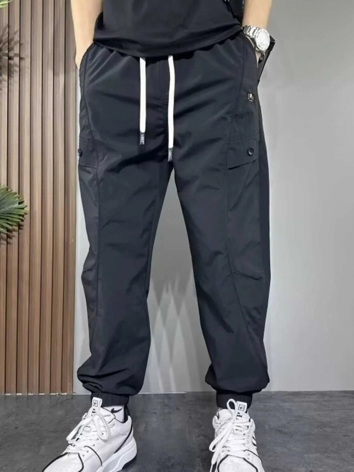 Men's Plus Size Drawstring Loose Fit Joggers 100400685318499 39 Affordable Fashion Under $100 Jerry's Apparel 