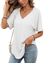 Casual Short Sleeve Hooded T-Shirt 100100788252140 27 Affordable Fashion Under $100 Jerry's Apparel 