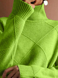 Argyle Pattern Turtleneck Sweater 101002205709319 52 Affordable Fashion Under $100 Jerry's Apparel 