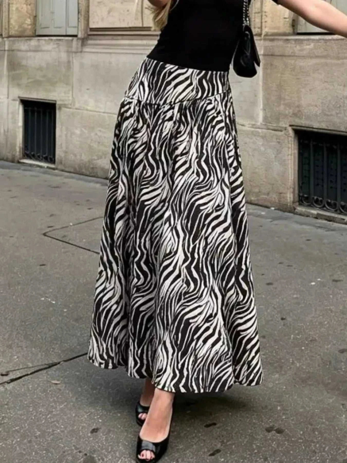 Animal Print Maxi Skirt 101001851902184 33 Affordable Fashion Under $100 Jerry's Apparel 
