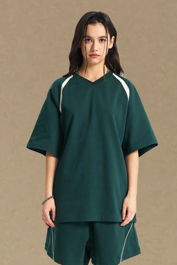 Men's Contrast Half Sleeve T-Shirt