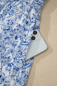 Floral Print Knot Straps High Waist Flared Maxi Dress 100100280670304 61 Gifts for Her Jerry's Apparel 