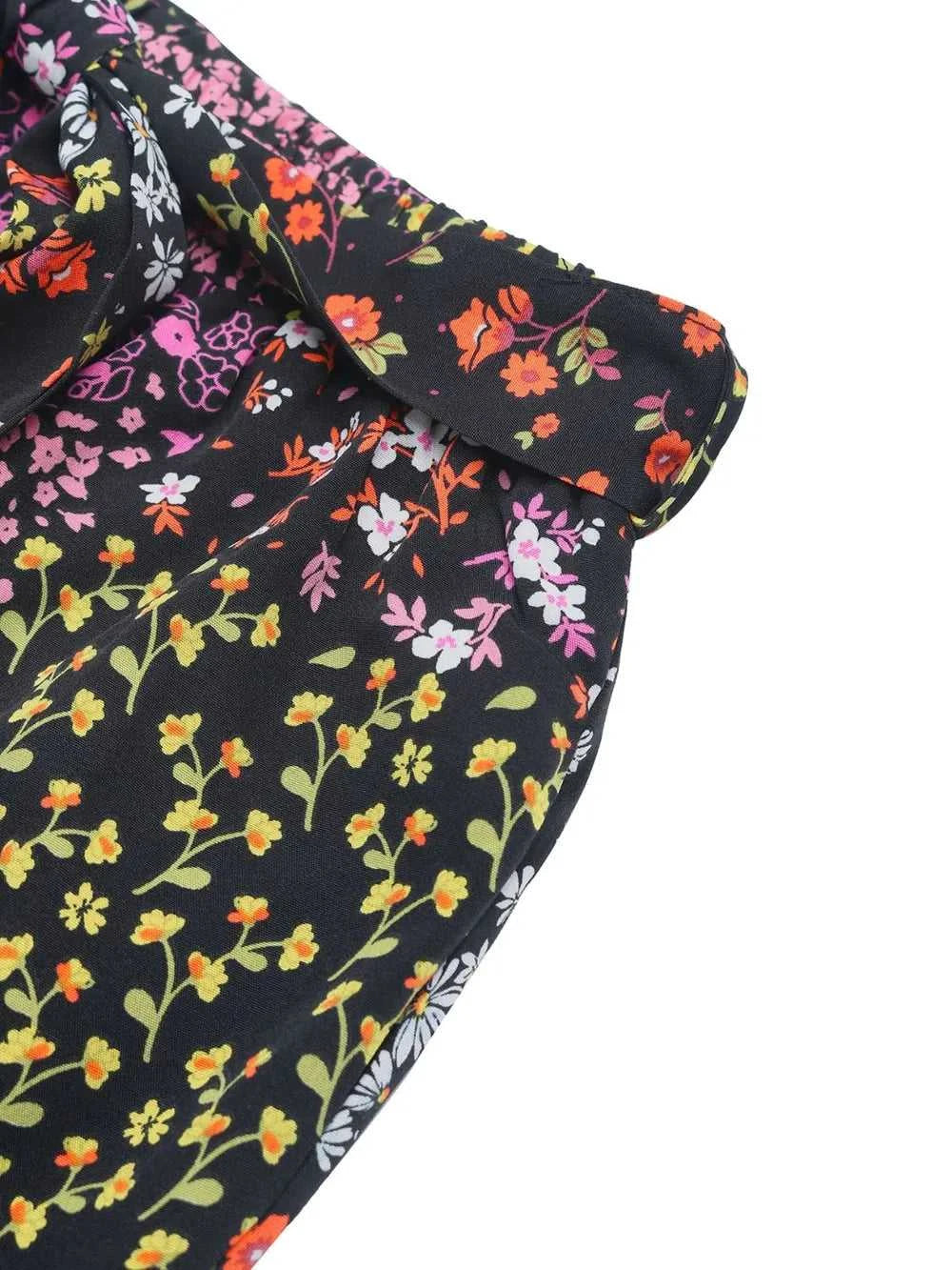 Floral High Rise Wide Leg Pants 100100533351423 25 Seasonal Fashion Collections Jerry's Apparel 