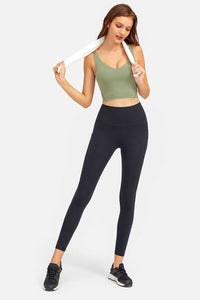 Millennia Deep V-Neck Crop Sports Bra 100100684956780 24 Affordable Fashion Under $100 Jerry's Apparel 