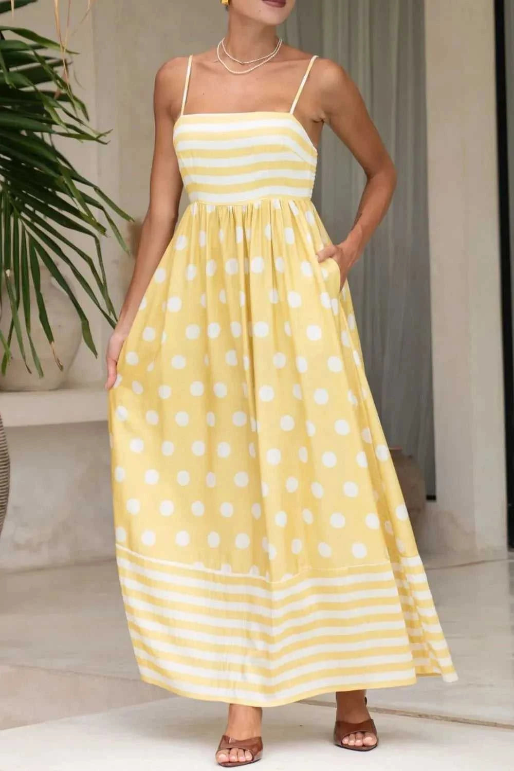 Polka Dot Square Neck Cami Dress 100100205741170 31 Gifts for Her Jerry's Apparel 