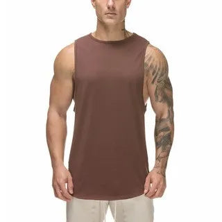 Men's Plus Size Round Neck Tank