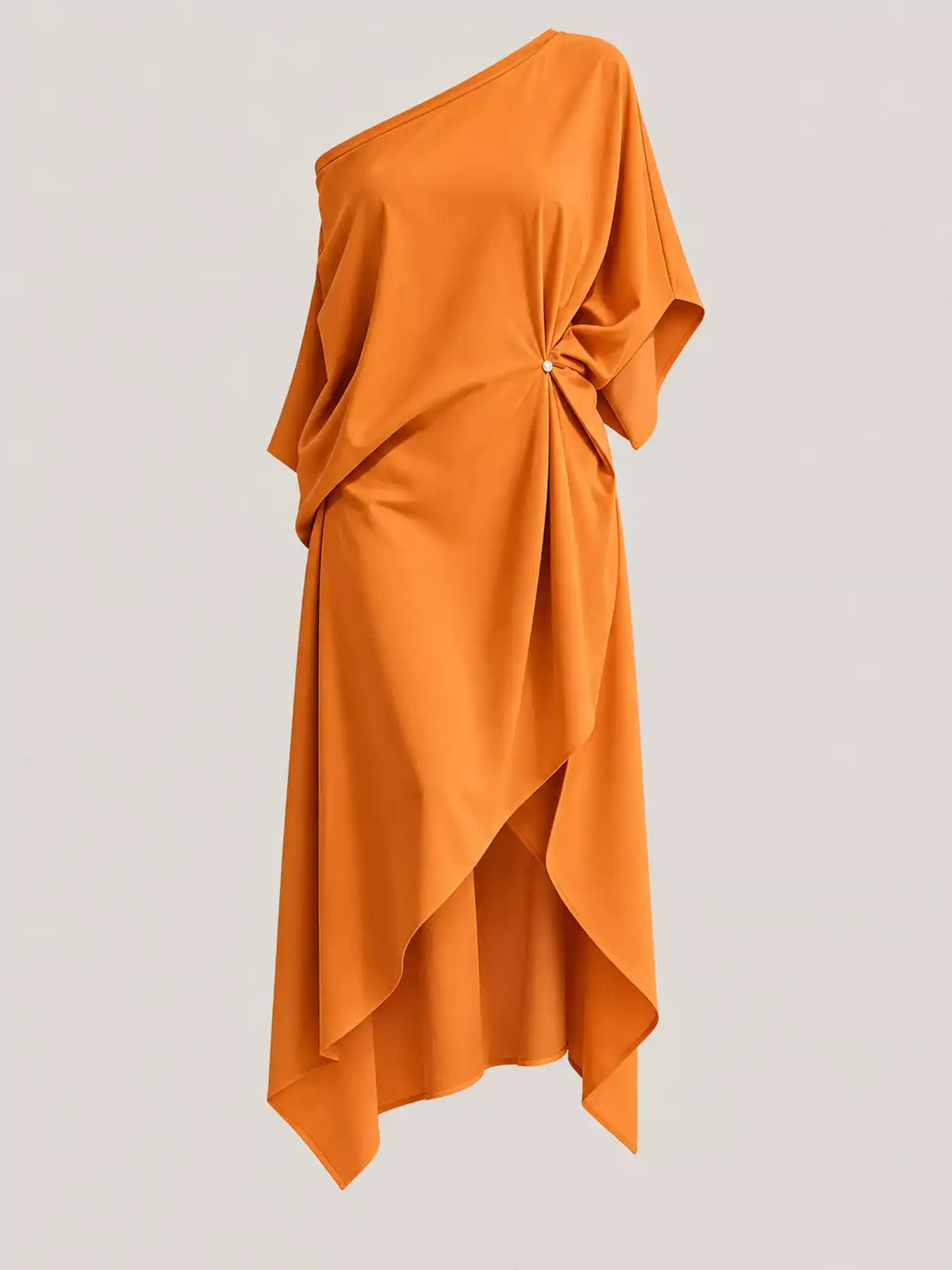 Full Size One-Shoulder Asymmetric Hem Midi Dress Plus Size 101001732260581 53 Gifts for Her Jerry's Apparel 